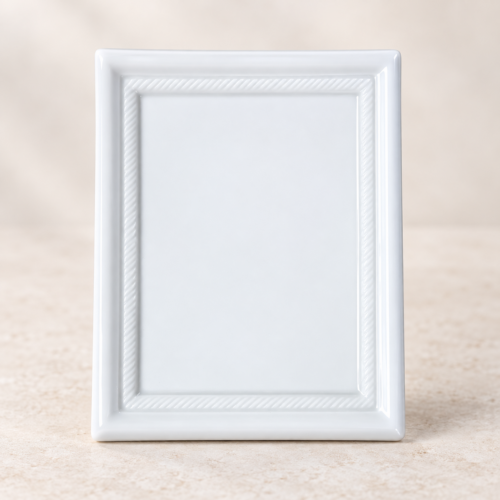 2026/09/1000244098.png Porzellan-Bildplatte mit Rand – ca. 7 × 9 cm